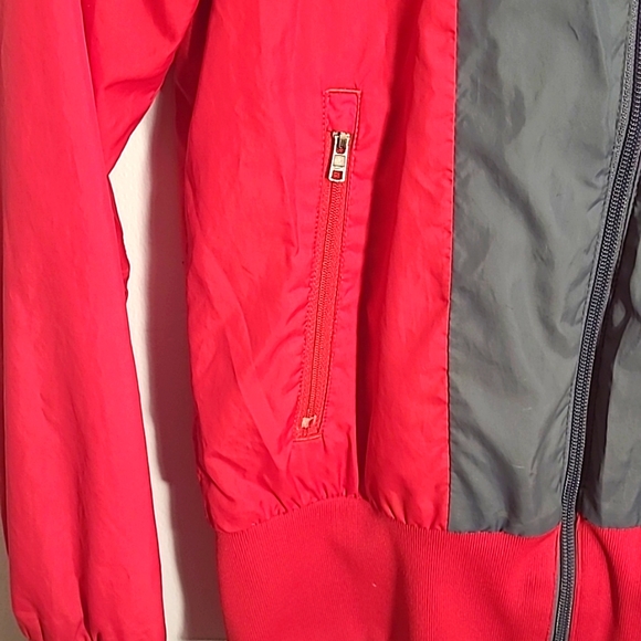NIKE VINTAGE Magenta Mesh Lined Zip Athletic Windbreaker Size XS/S - Picture 6 of 6